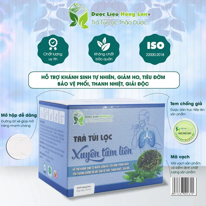 Trà Túi Lọc Xuyên Tâm Liên