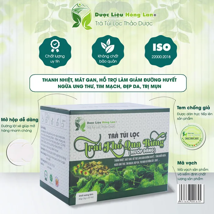 Trà Túi Lọc Trái Ổ Khổ Qua (Mướp Đắng) Rừng