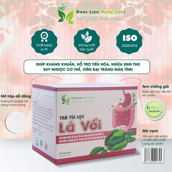 Trà Túi Lọc Lá Vối