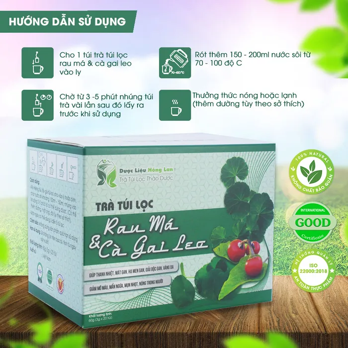  Trà Túi Lọc Cây Rau Má & Cà Gai Leo 4