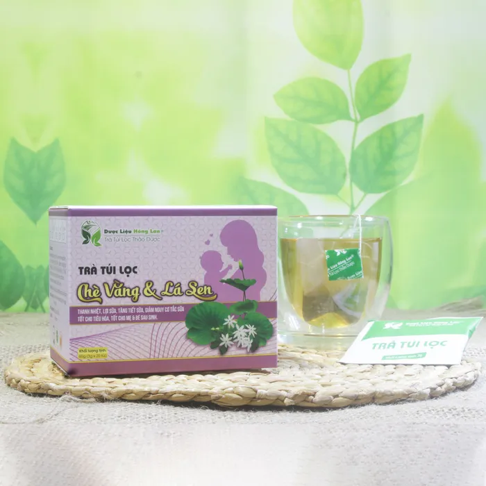 Trà túi lọc Cây Chè Vằng & Lá Sen 4
