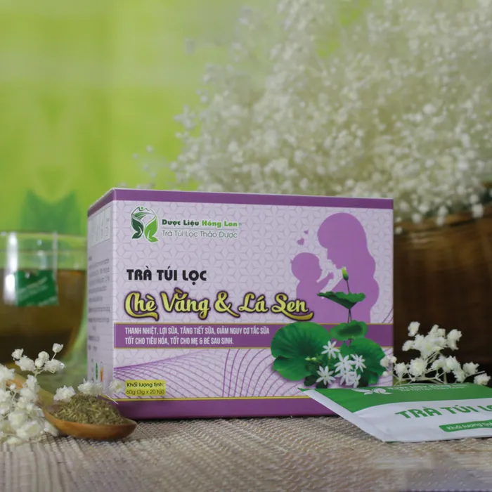 Trà túi lọc Cây Chè Vằng & Lá Sen 5