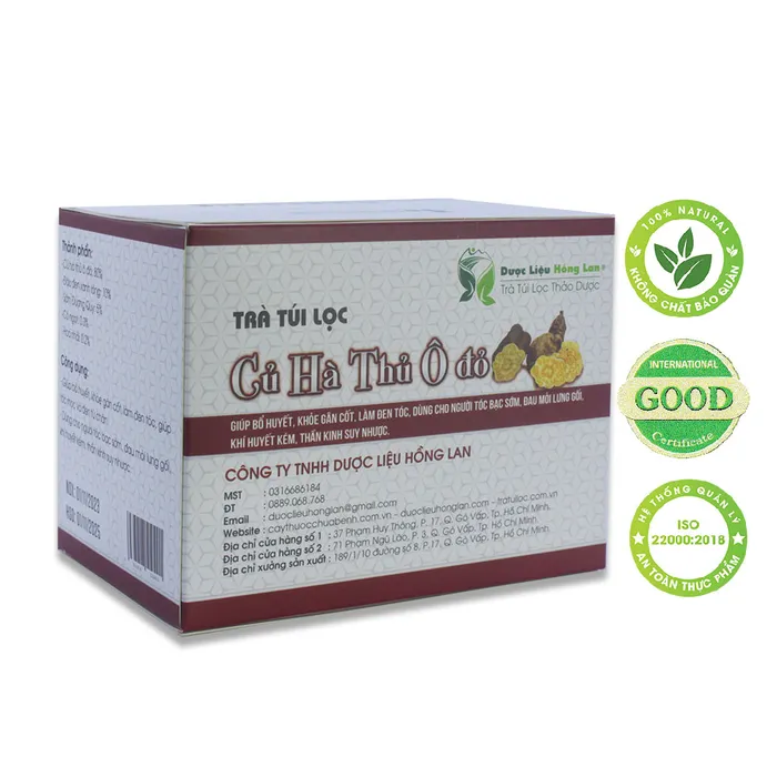 Trà Túi Lọc Củ Hà Thủ Ô Đỏ 2
