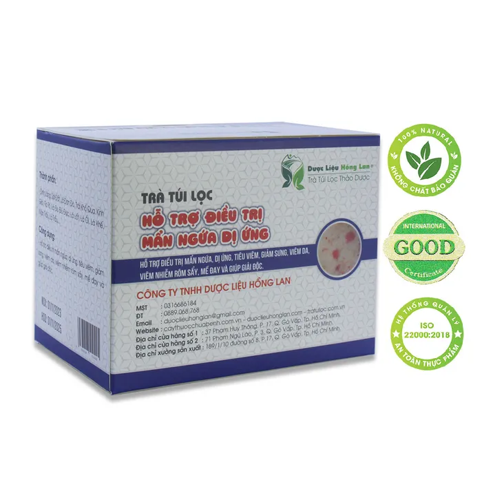 Trà Túi Lọc Hỗ Trợ Điều Trị Mẩn Ngứa Dị Ứng  2