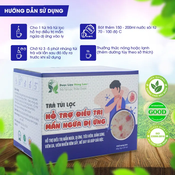 Trà Túi Lọc Hỗ Trợ Điều Trị Mẩn Ngứa Dị Ứng  5