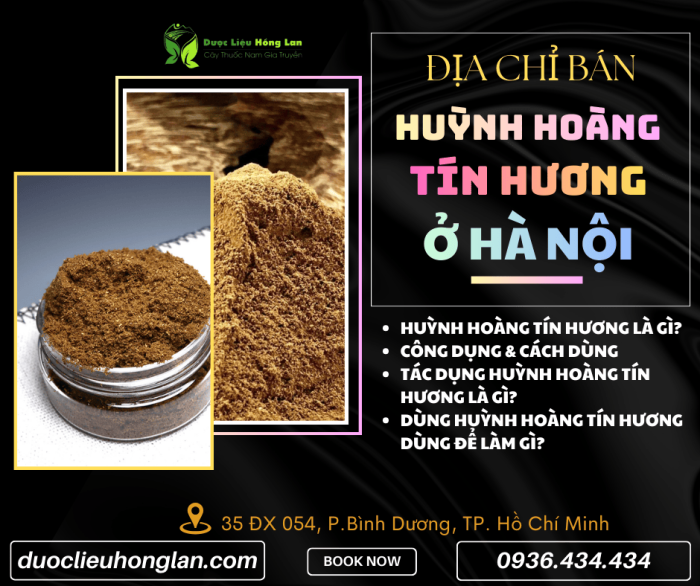 Giá bán sỉ & lẻ Huỳnh Hoàng - Tín Hương tại Hà Nội?